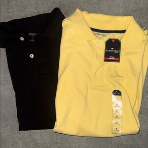 St. John's Bay Men's Polo Shirts in Yellow and Black